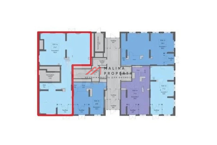 Продажа помещения с сетевыми арендатор Магнит