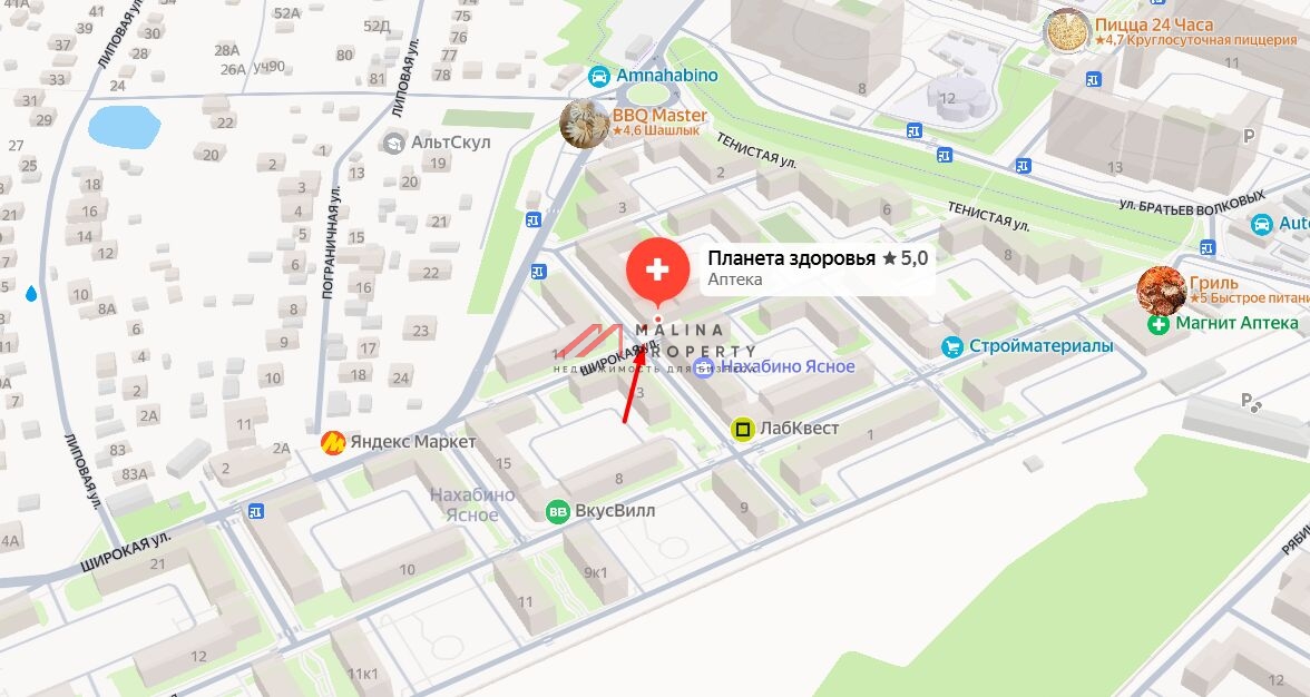 Продажа торгового помещения с сетевыми арендаторами в г. Истра 