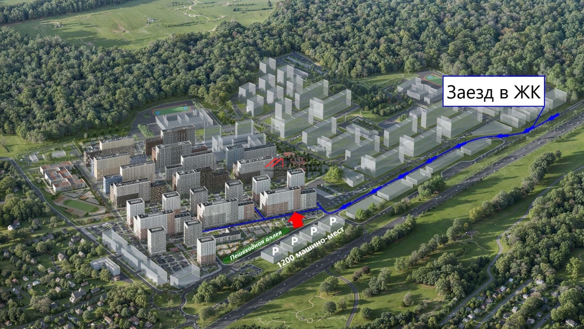 Аренда нежилого помещения в жилом комплексе "Горки Парк"