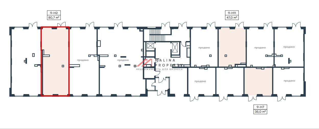 Продажа помещения в жилом комплексе level Мичуринский