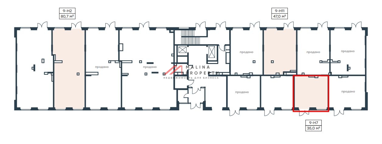 Продажа помещения в жилом комплексе level Мичуринский