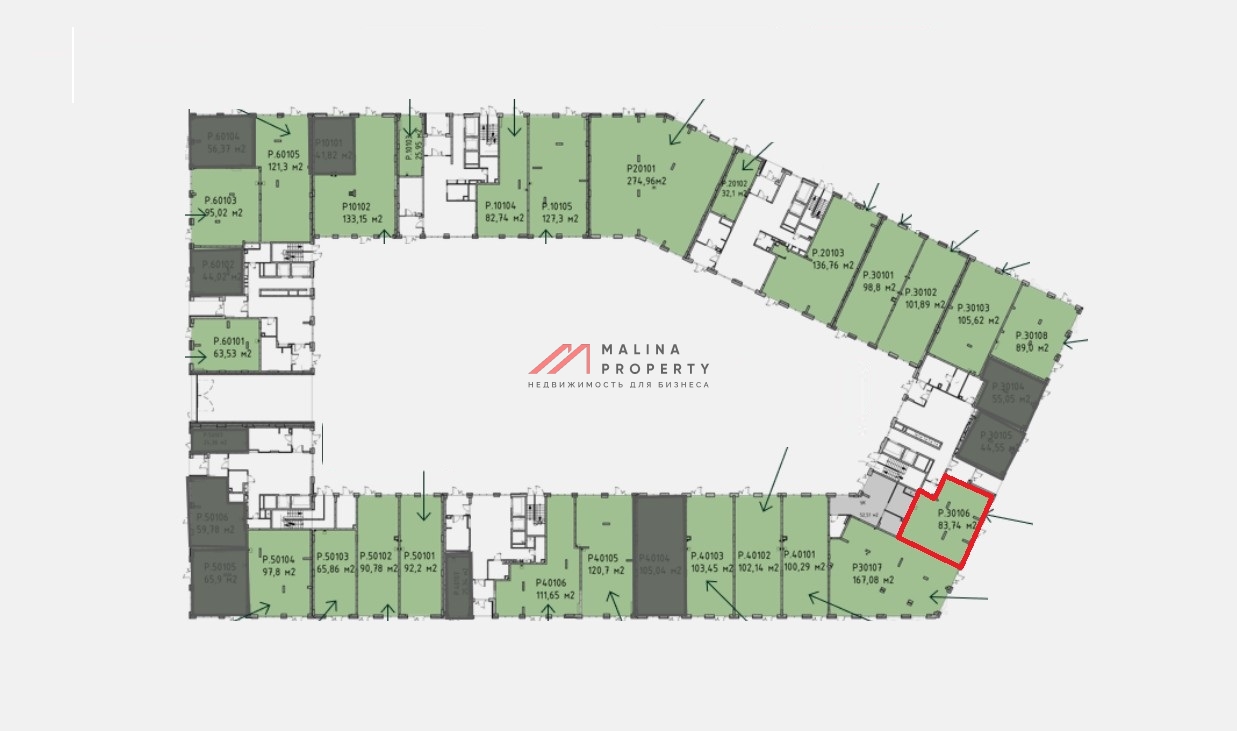 Продажа торгового помещения в жилом комплексе Мыс