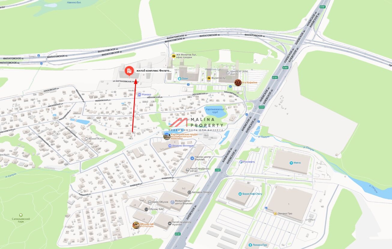 Продажа торгового помещения в ЖК "Филатов луг"