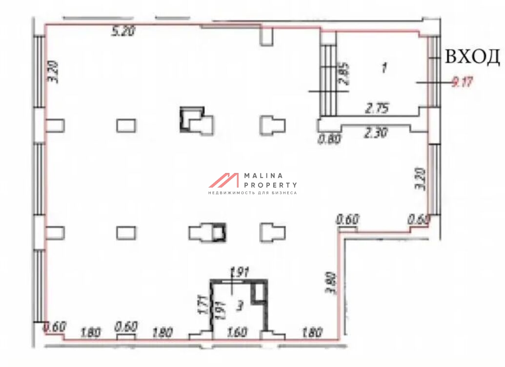 Продажа торгового помещения в ЖК Южная Битца