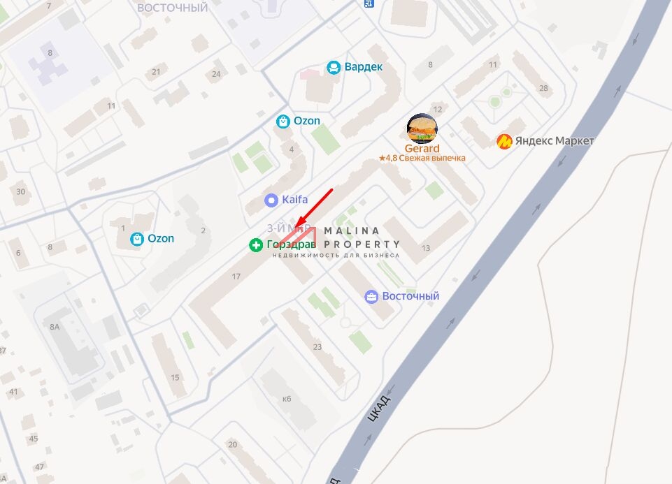 Продажа помещения с аптекой Горздрав 