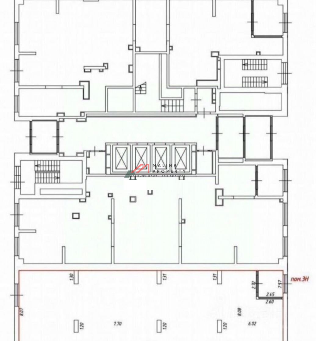 Аренда коммерческого помещения в ЖК Кронштадтский 9