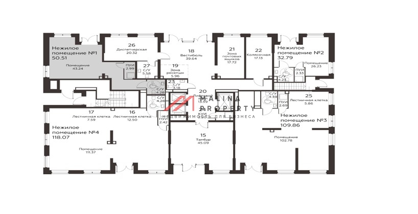 Продажа торгового помещения в новостройке