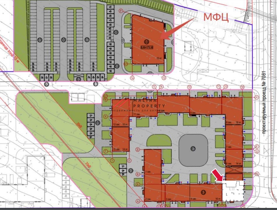 Продажа помещения в жилом комплексе "Цветочные Поляны Экопарк"