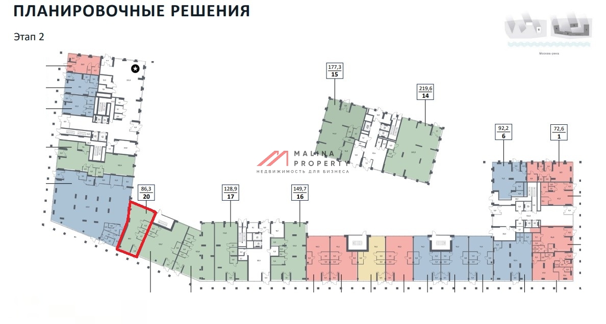 Продажа торгового помещения в жилом комплексе Портленд