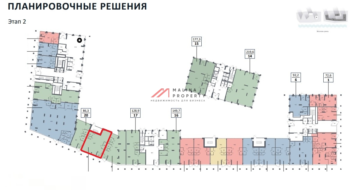 Продажа торгового помещения в жилом комплексе Портленд