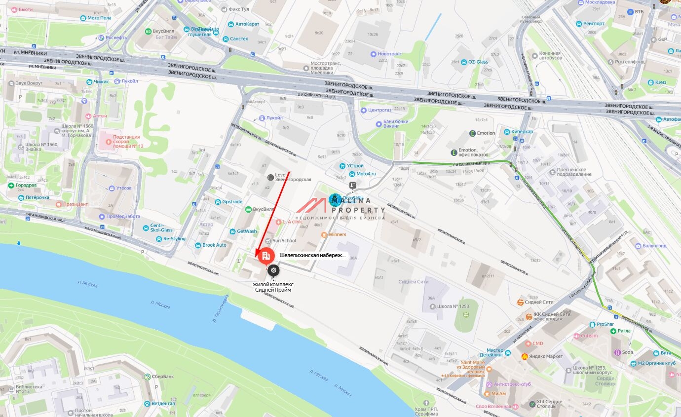 Аренда торгового помещения в ЖК "Sydney-Prime"