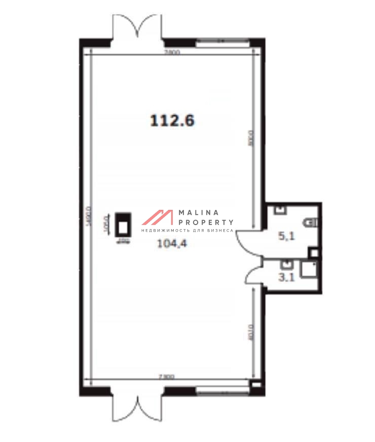 Аренда торгового помещения в ЖК "Sydney-Prime"