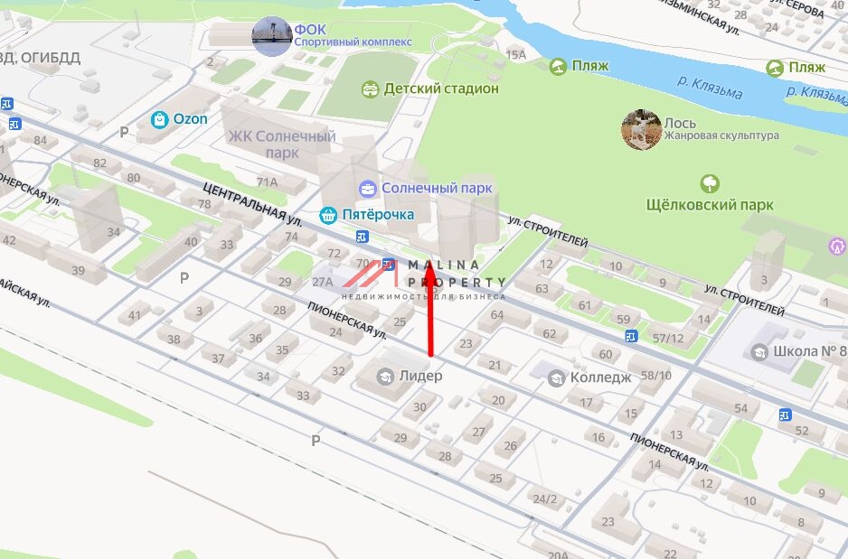 Продажа торгового помещения в ЖК Солнечный парк