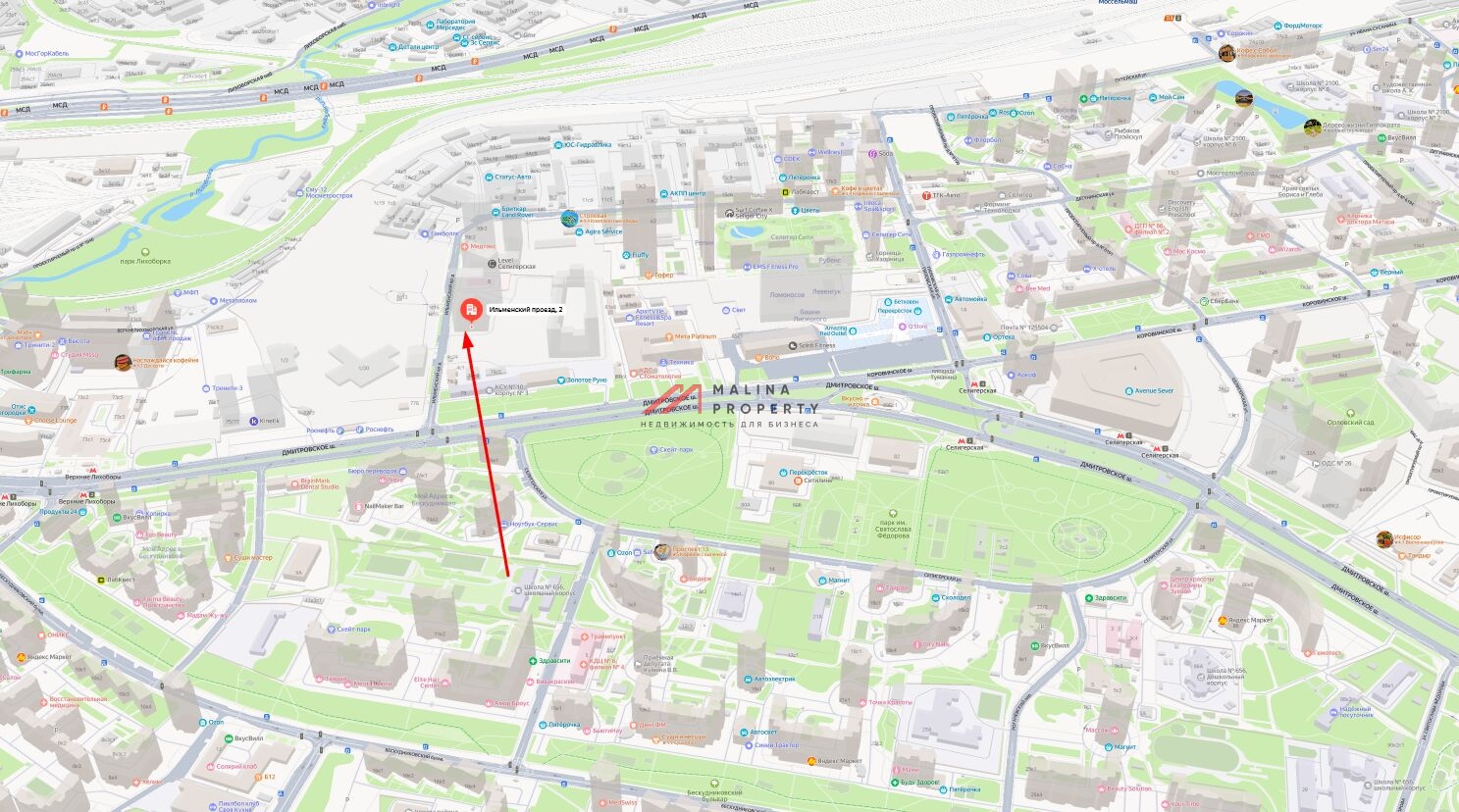 Аренда торгового помещения в ЖК "Дмитровское небо" 