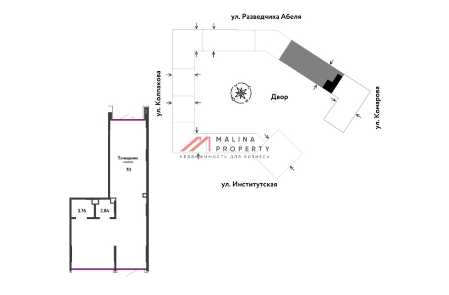 Продажа торгового помещения в ЖК "Страна Парковая"