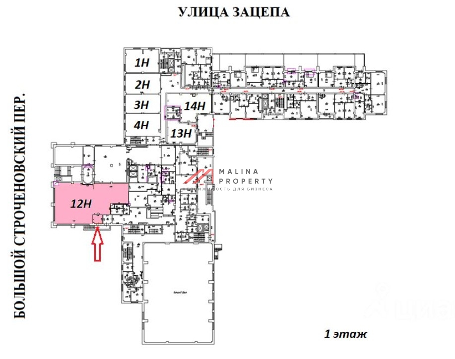 Продажа помещения в ЖК Резиденция Замоскворечье