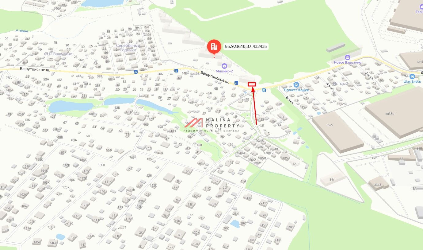 Аренда торгового помещения в ЖК "Мишино 2"