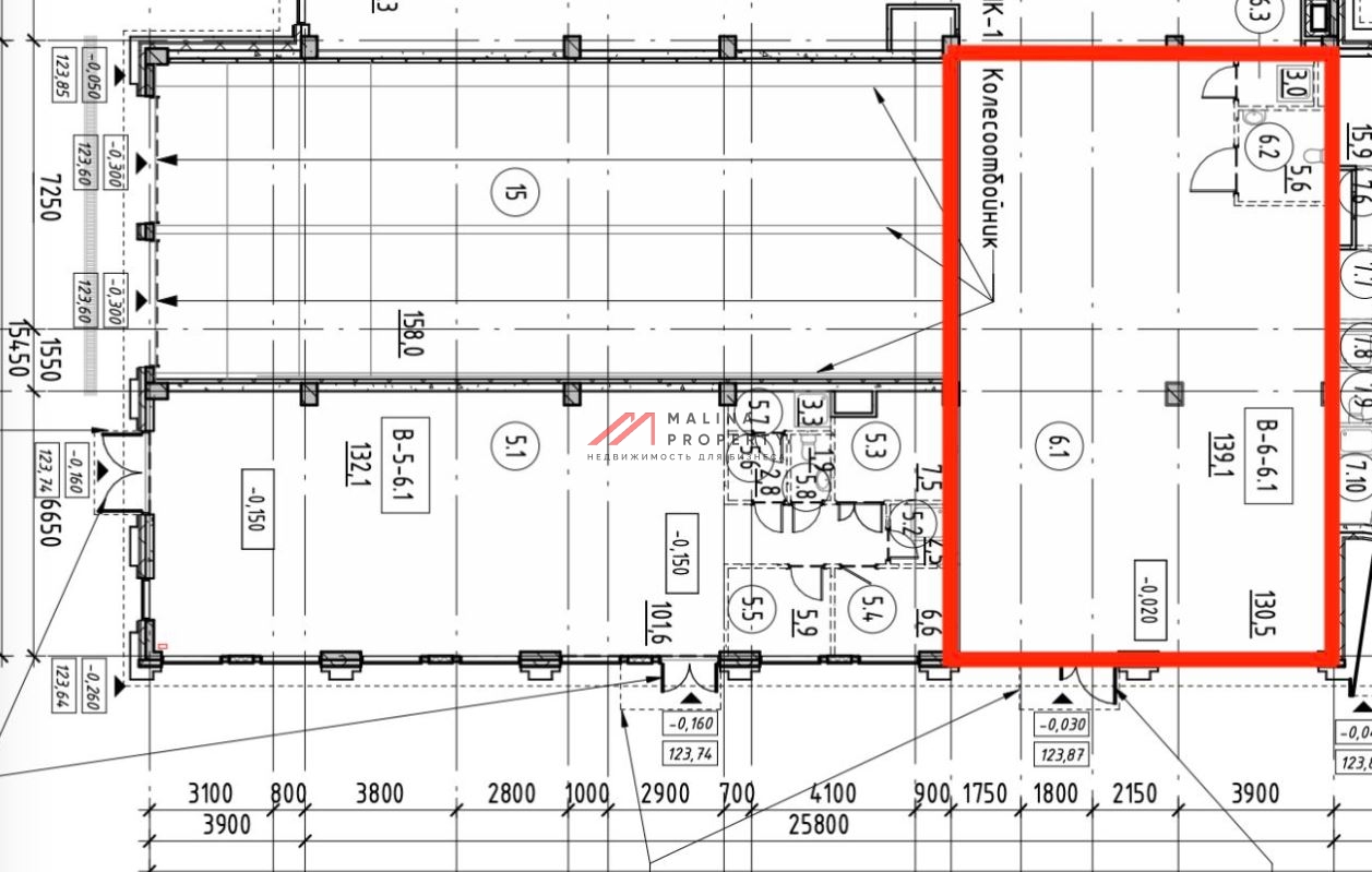 Аренда торгового помещения в ЖК Shagal