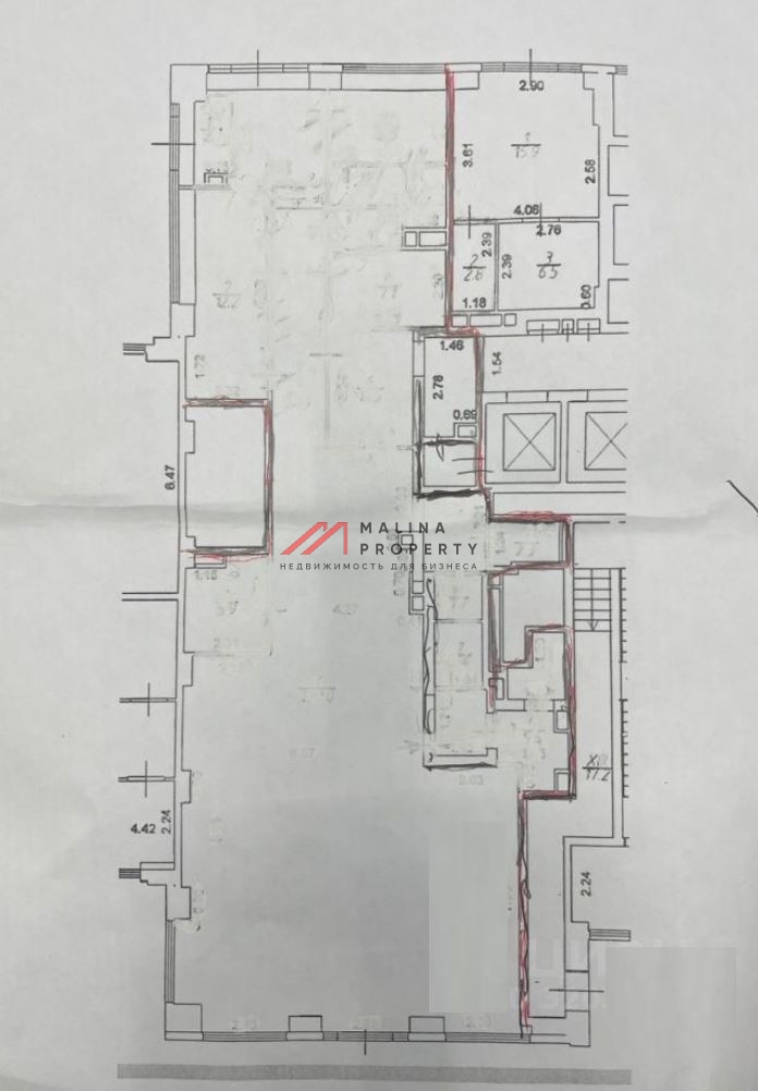 Аренда торгового помещения в ЖК Level Мичуринский