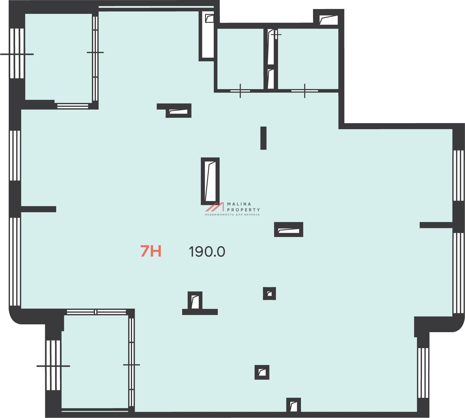 Аренда торгового помещения в новом доме