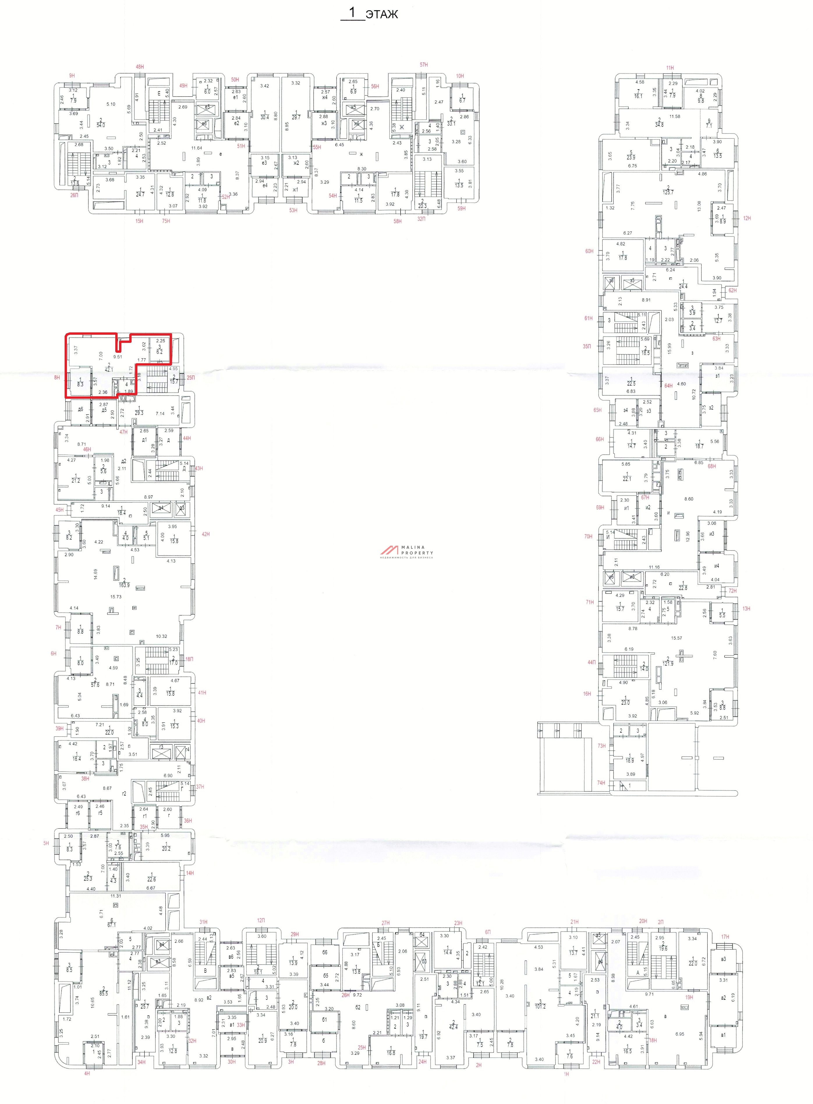 Аренда торгового помещения в новом доме