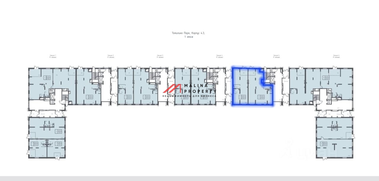 Продажа торгового помещения в ЖК "Томилино парк" 