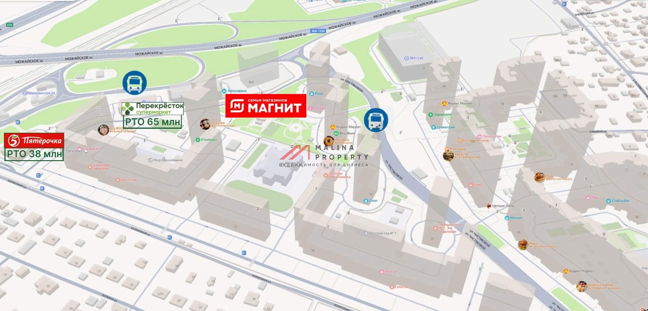 Продажа торгового помещения с супермаркетом Магнит