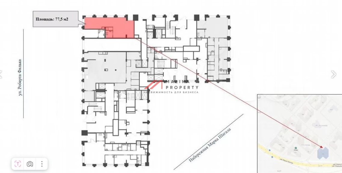 Продажа торгового помещения в ЖК "Shagal"