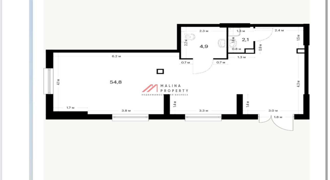 Аренда торгового помещения в ЖК "Саларьево Парк"