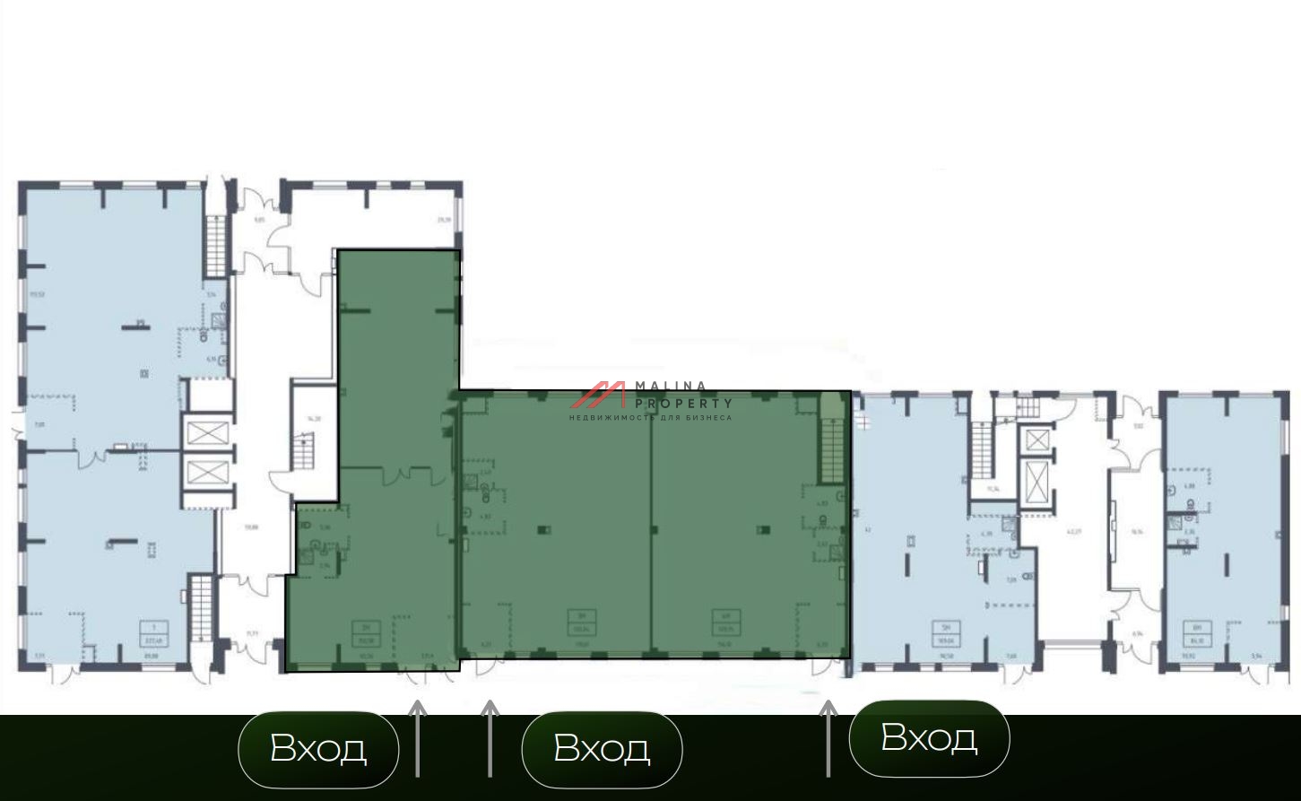 Продажа помещения с магазином Магнит в ЖК "Квартал Ивакино"