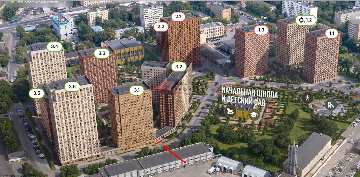 Продажа помещения в жилом комплексе Большая Академическая 85