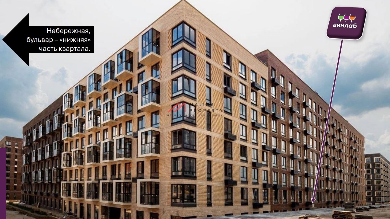 Продажа помещения с арендатором Винлаб в ЖК "Новое Внуково"