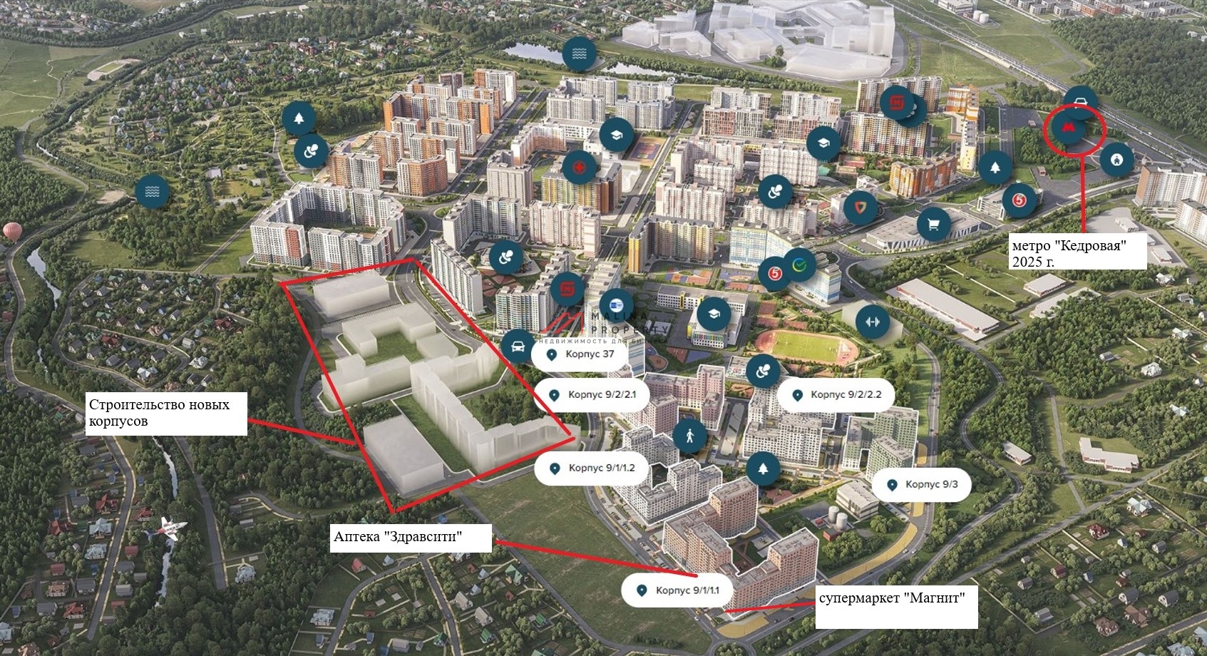 Продажа нежилого помещения с арендатором аптека  "Здравсити"