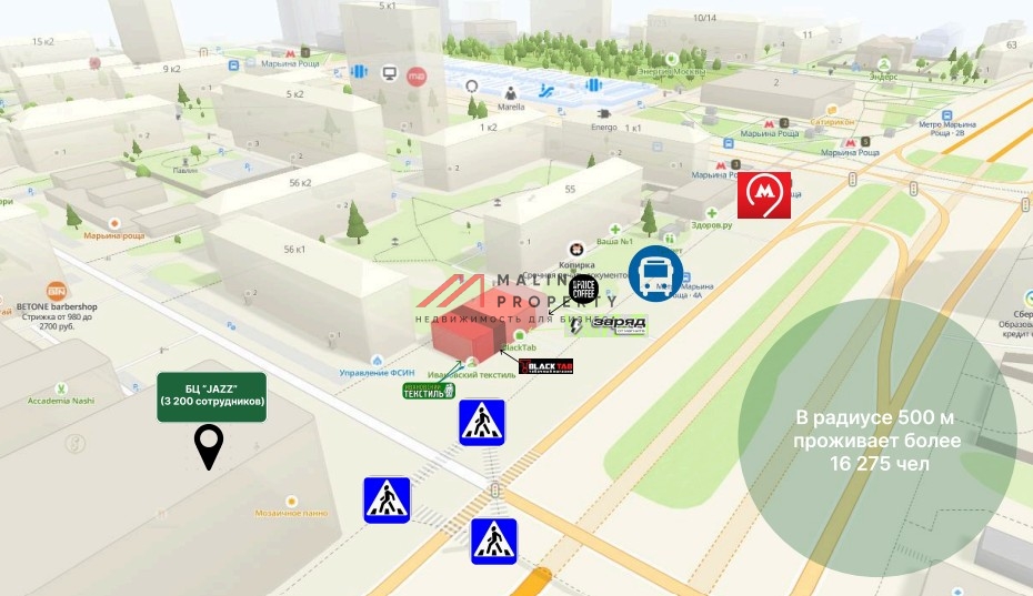 Продажа помещения рядом с метро Марьина роща