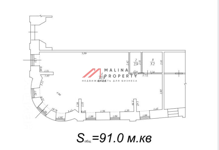 Продажа торгового помещения в ЖК Fantastic House