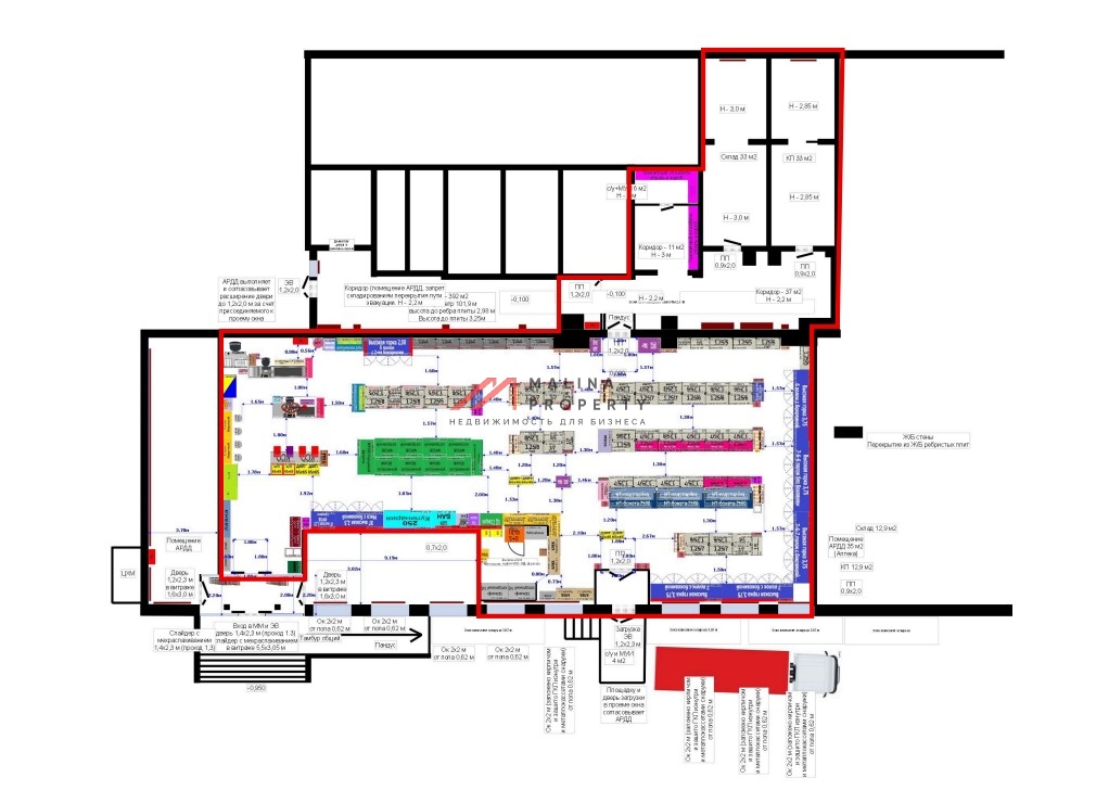 Продажа торгового помещения с магазином Магнит