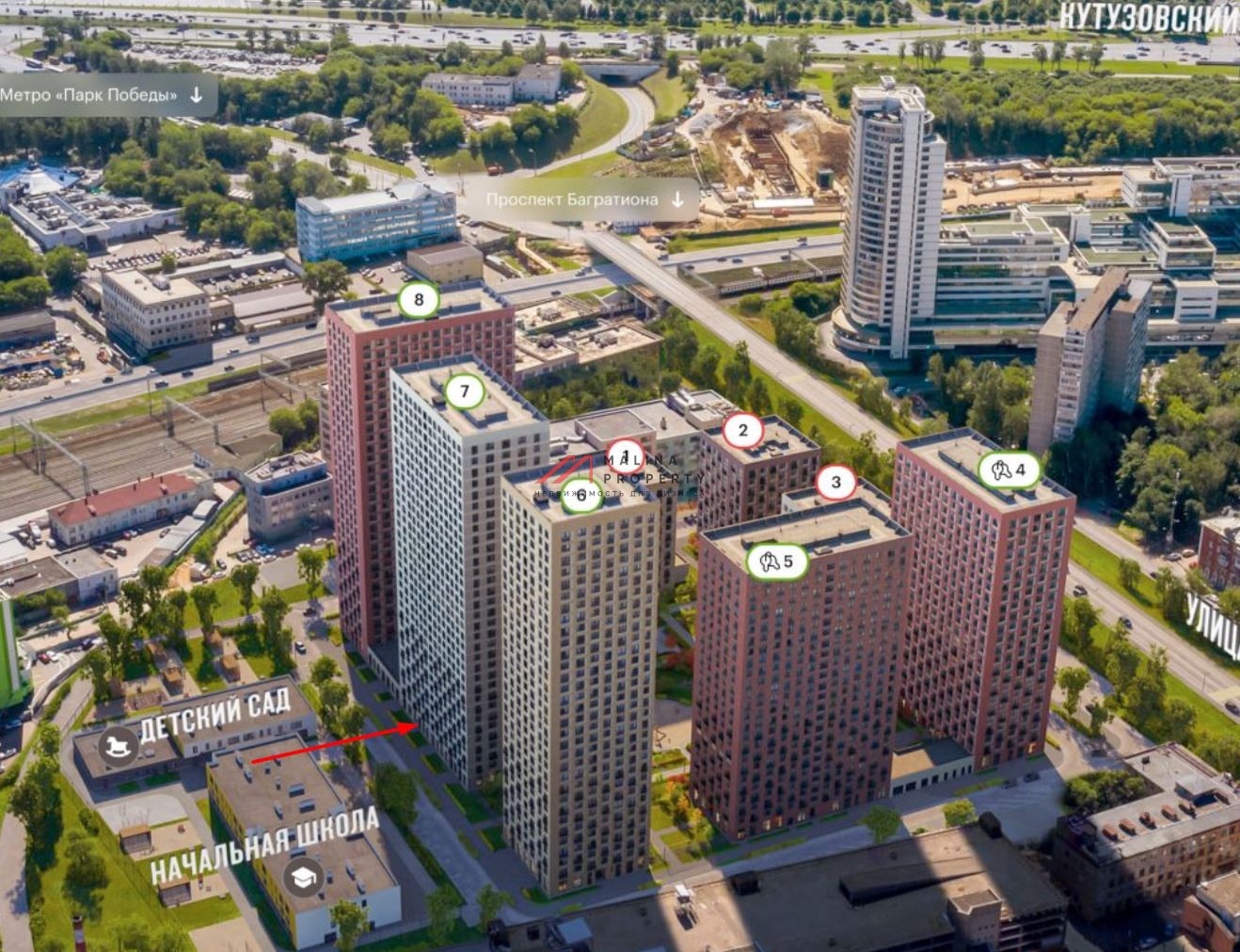 Аренда торгового помещения в ЖК Барклая 6