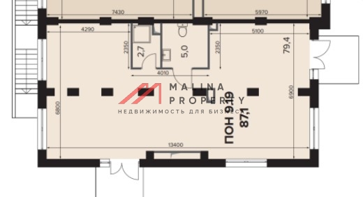 Продажа помещения торгового с арендатором Max Bakery