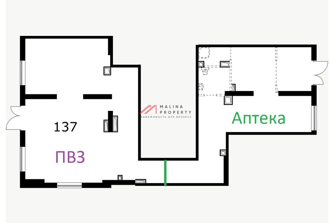 Продажа помещения с арендаторами в ЖК Алтуфьевское 53
