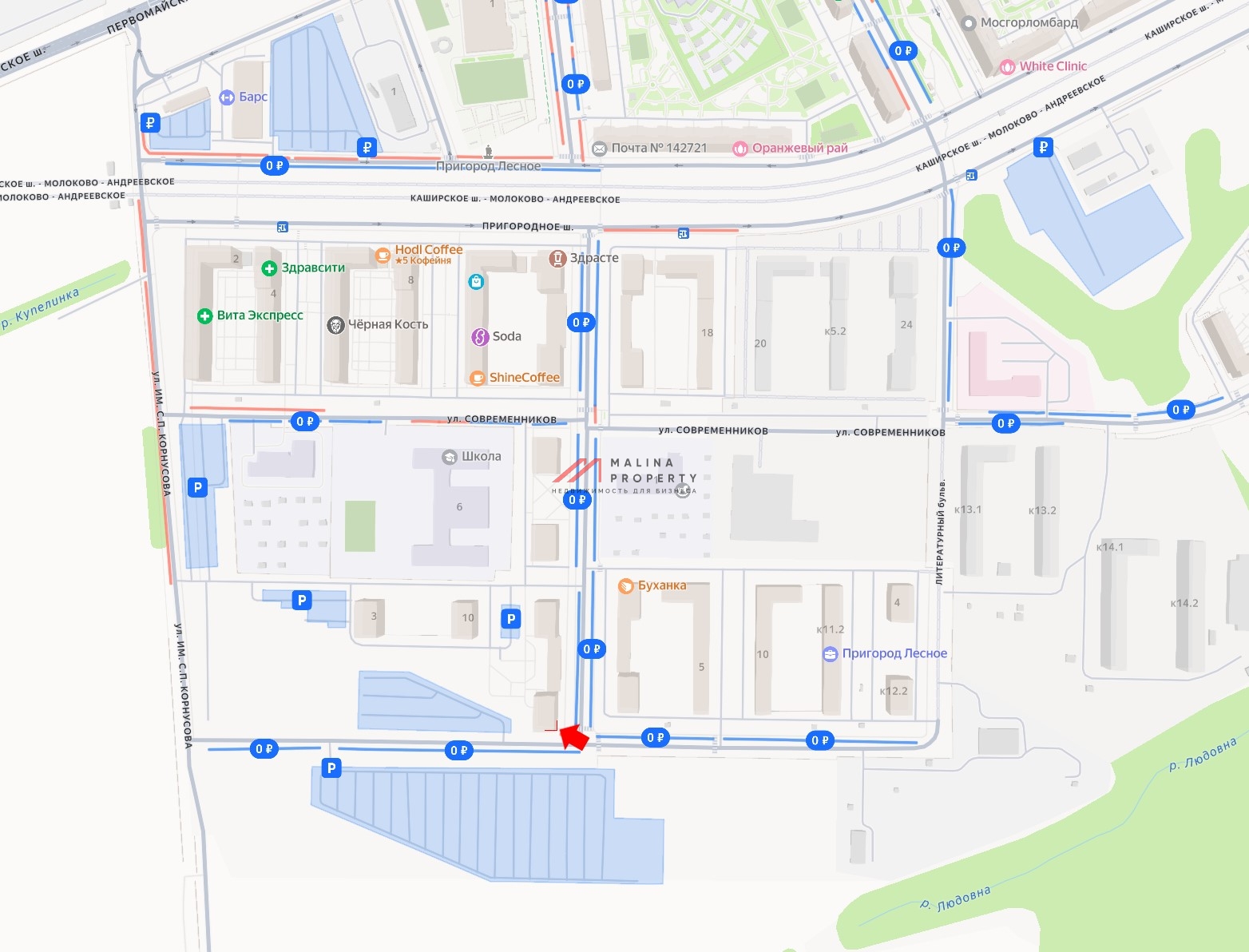 Аренда нежилого помещения в ЖК "Пригород Лесное"