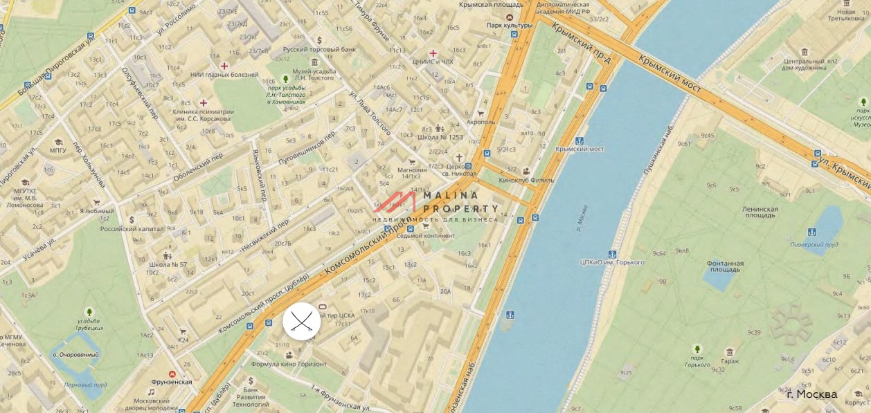 Аренда особняка в Хамовниках