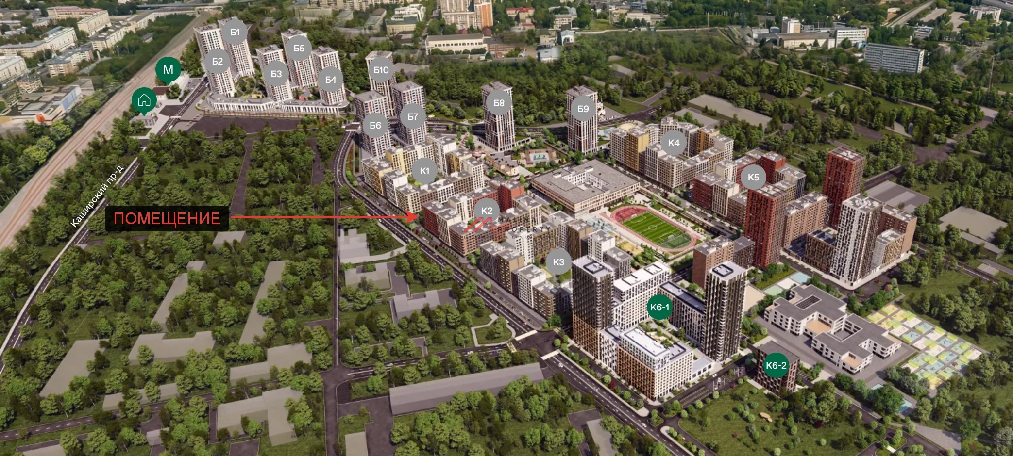 Продажа помещения с арендаторами в «LIFE-Варшавская»