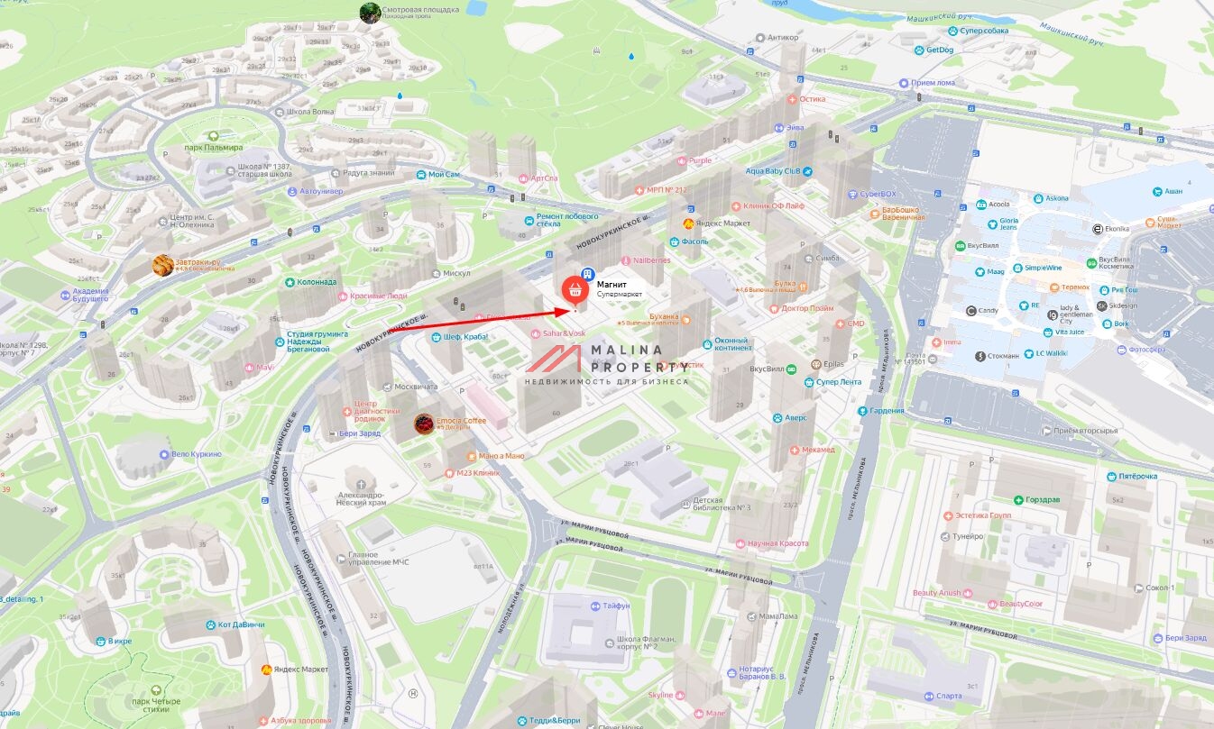 Продажа помещения с арендатором Магнит у дома