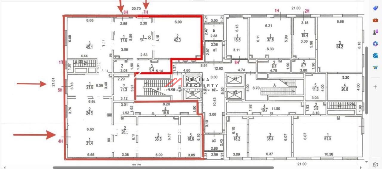 Продажа торгового помещения с арендатором "Магнит"