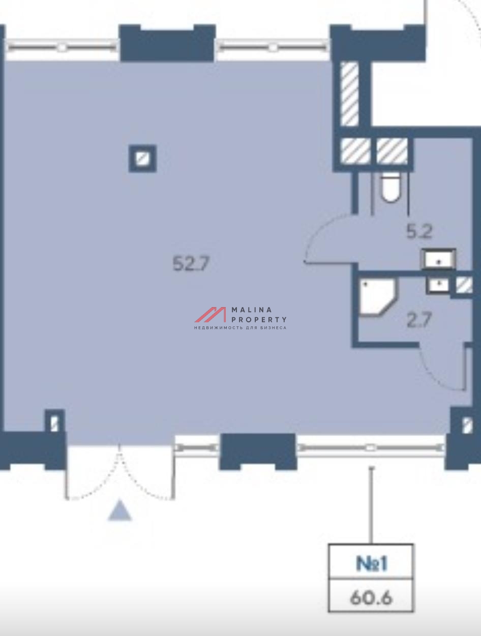 Аренда торгового помещения в ЖК "Wave" 