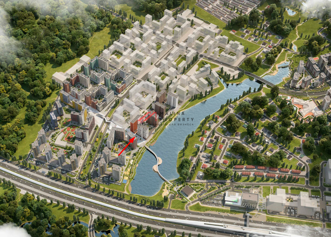 Аренда торгового помещения в жилом комплексе Прокшино