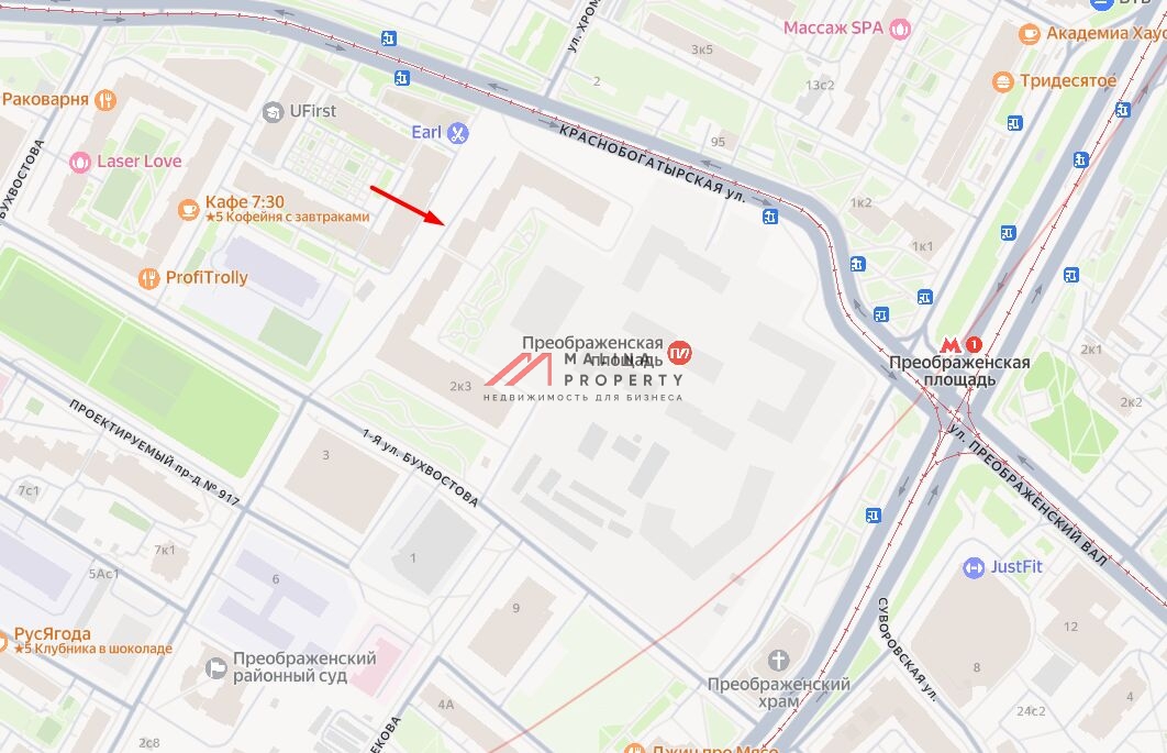 Продажа помещения в ЖК "Преображенская площадь"