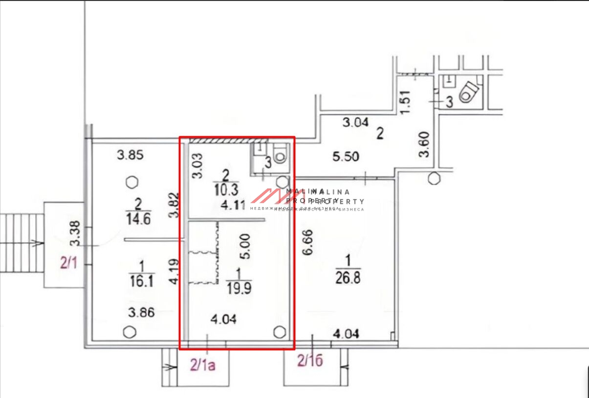 Продажа помещения с арендатором на Домодедовской