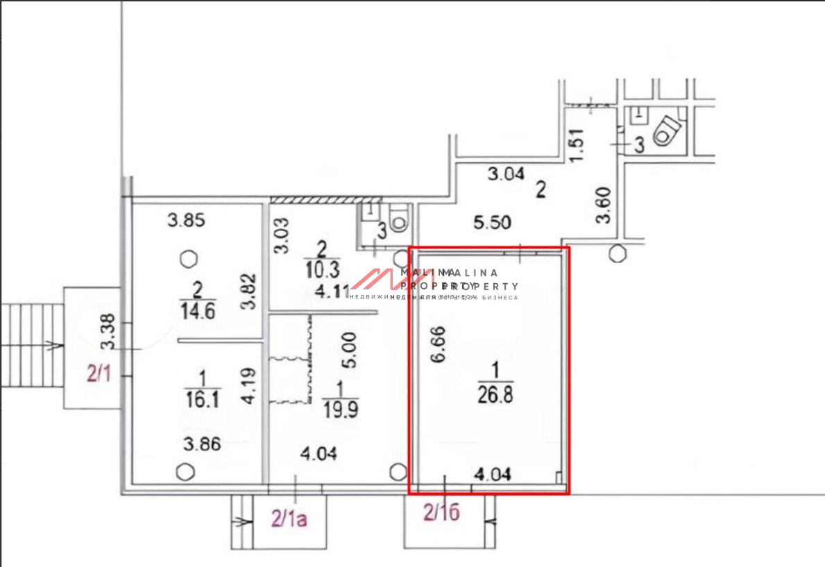 Продажа помещения с арендатором на Домодедовской
