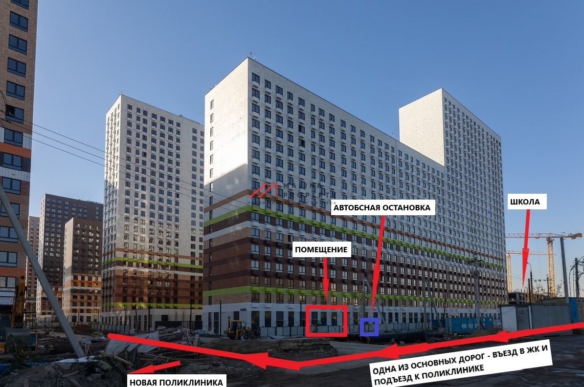 Аренда торгового помещения в ЖК "Люблинский парк"